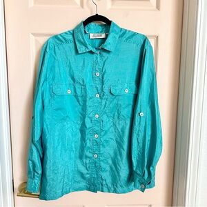 Blue Josephine button up